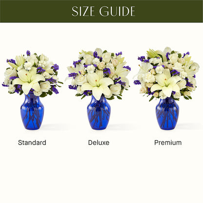 Sapphire Rush Bouquet –  Flower Garden Florist, Fort Worth TX