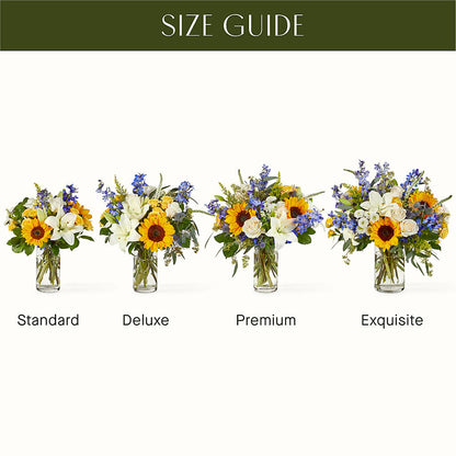 Wonderfully Sunny Bouquet –  Flower Garden Florist, Fort Worth TX