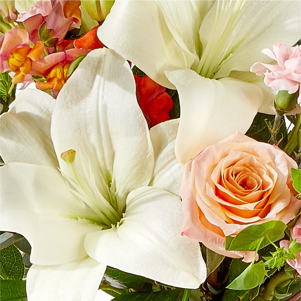 Grapefruit Splash Bouquet –  Flower Garden Florist, Fort Worth TX