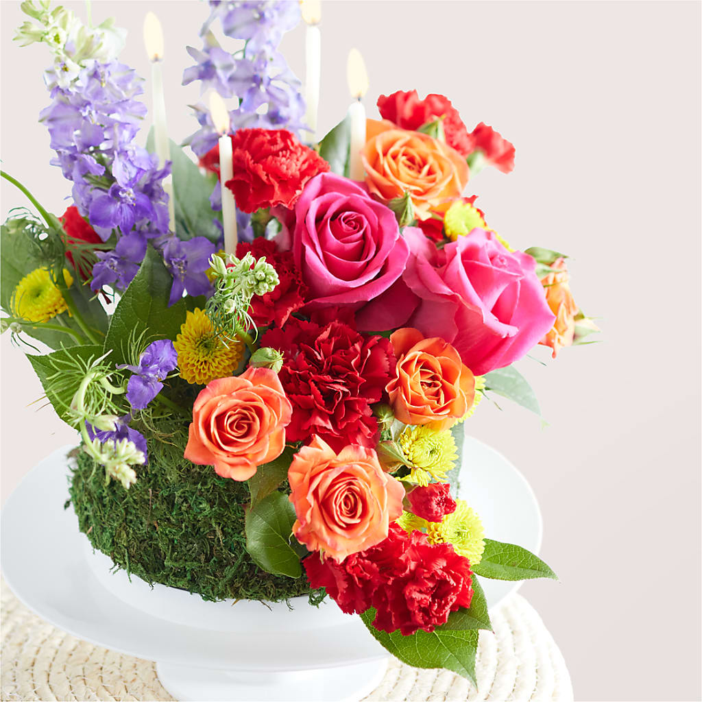 Best Year Yet Floral Cake –  Flower Garden Florist, Fort Worth TX