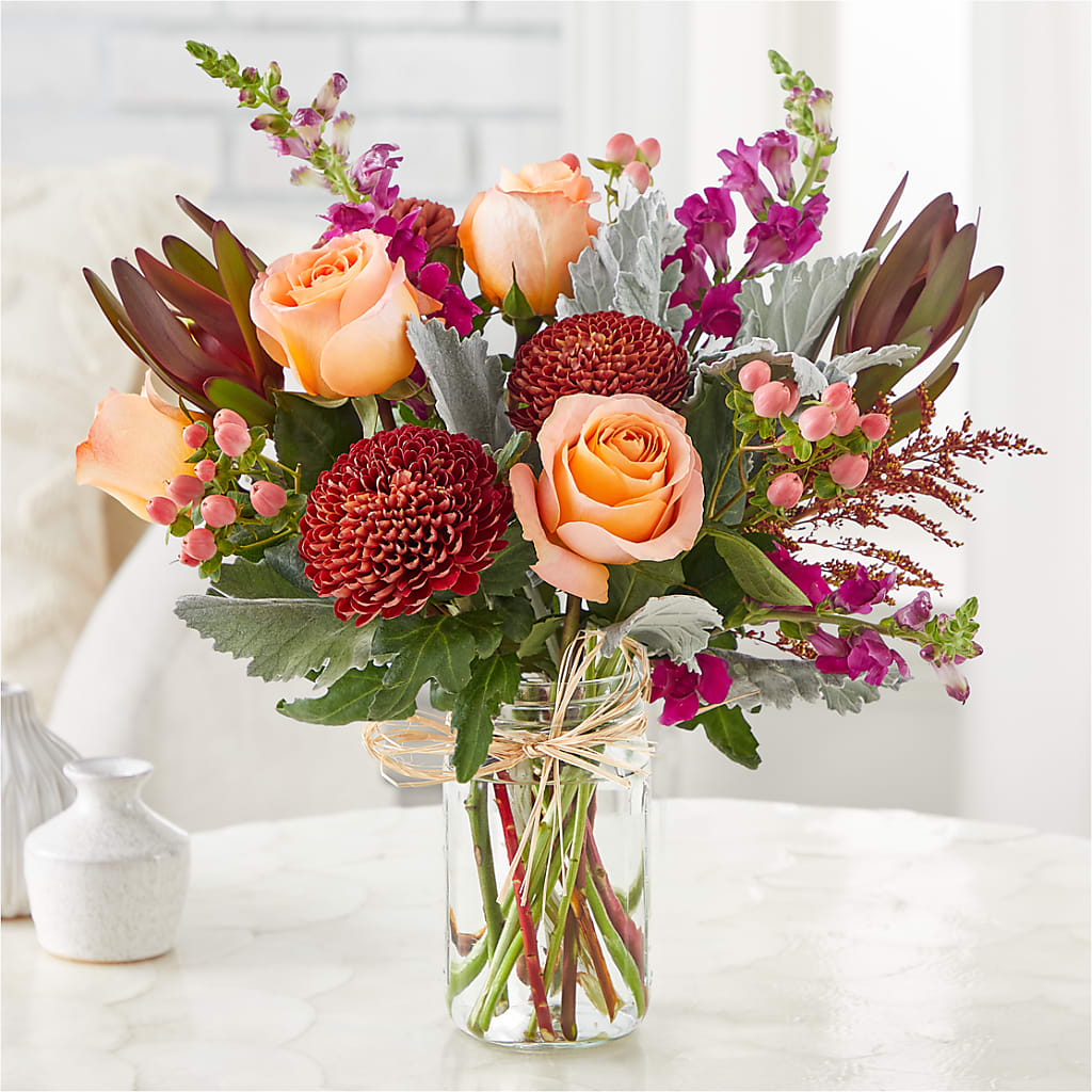 Moody Hues Bouquet –  Flower Garden Florist, Fort Worth TX