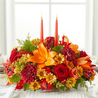 Autumn's Embrace Centerpiece –  Flower Garden Florist, Fort Worth TX