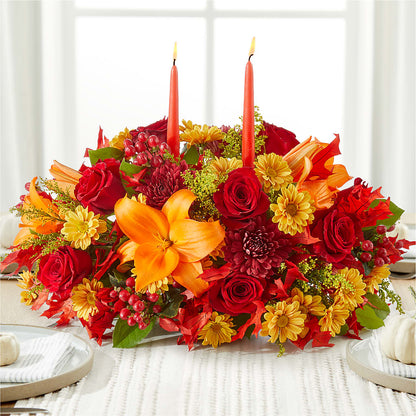 Autumn's Embrace Centerpiece –  Flower Garden Florist, Fort Worth TX