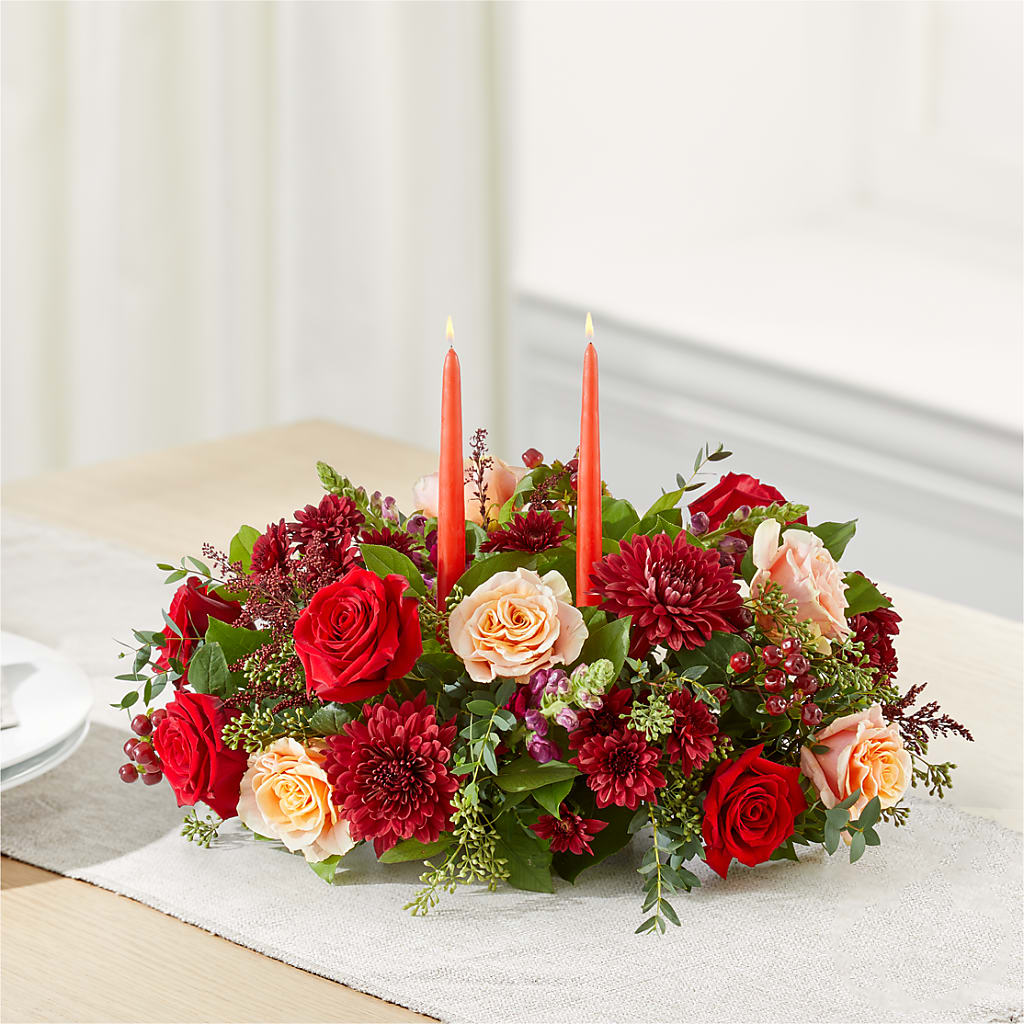 Most Thankful Centerpiece –  Flower Garden Florist, Fort Worth TX