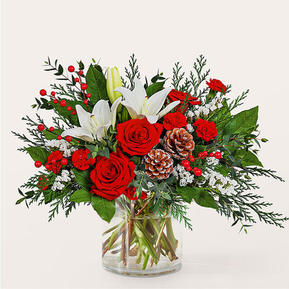 Best in Snow Bouquet –  Flower Garden Florist, Fort Worth TX