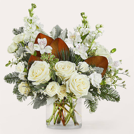 Fresh Snowfall Bouquet –  Flower Garden Florist, Fort Worth TX