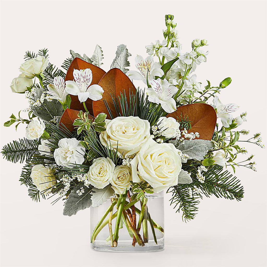 Fresh Snowfall Bouquet –  Flower Garden Florist, Fort Worth TX