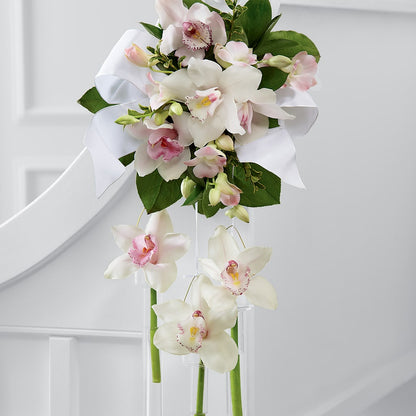 Perfect Entrance Pew Arrangement –  Flower Garden Florist, Fort Worth TX