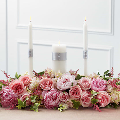 Worldwide Romance Unity Candle Arrangement –  Flower Garden Florist, Fort Worth TX