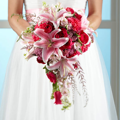 Lily & Rose Bouquet –  Flower Garden Florist, Fort Worth TX