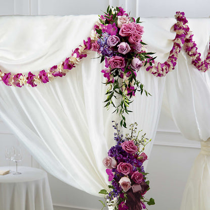 Color & Light Chuppah Decor –  Flower Garden Florist, Fort Worth TX
