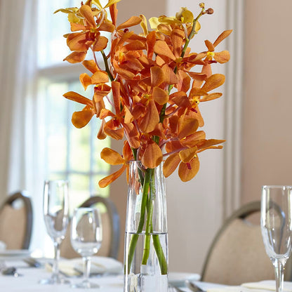 Orange Mokara Bud Vase –  Flower Garden Florist, Fort Worth TX