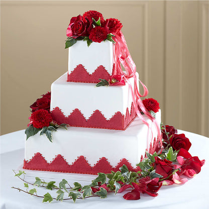 Forever Happiness Cake Decor –  Flower Garden Florist, Fort Worth TX